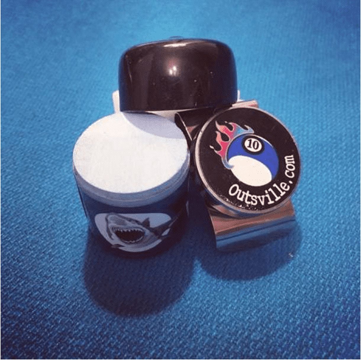 Great White Thresher Blue Chalk for Pool Cue Sticks by Outsville