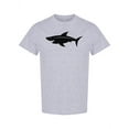 thumbnail image 1 of Great Wild Shark Silhouette T-Shirt Men -Image by Shutterstock, Male XX-Large, 1 of 2