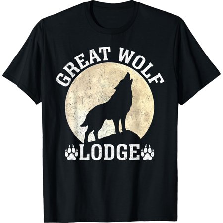 Great Wolf Lodge Lovers Outdoor Adventure Enthusiast T-Shirt- Classic Unisex 100% Cotton Crew Neck T-Shirt Breathable Casual Everyday Wear Affordable