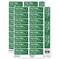 thumbnail image 1 of Great Work Doo Doo Doo Shark Teacher Student School Sticker Set - Dark Green - Gloss Finish - 2.00" Large, 1 of 7