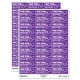 thumbnail image 1 of Great Work Doo Doo Doo Shark Teacher Student School Sticker Set - Purple - Gloss Finish - 1.75" Medium, 1 of 7