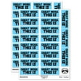thumbnail image 1 of Great Work This is Teacher Student School Sticker Set - Light Blue - Gloss Finish - 2.00" Large, 1 of 7