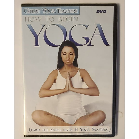 Great Yoga Teachers How to Begin Yoga (DVD) NEW