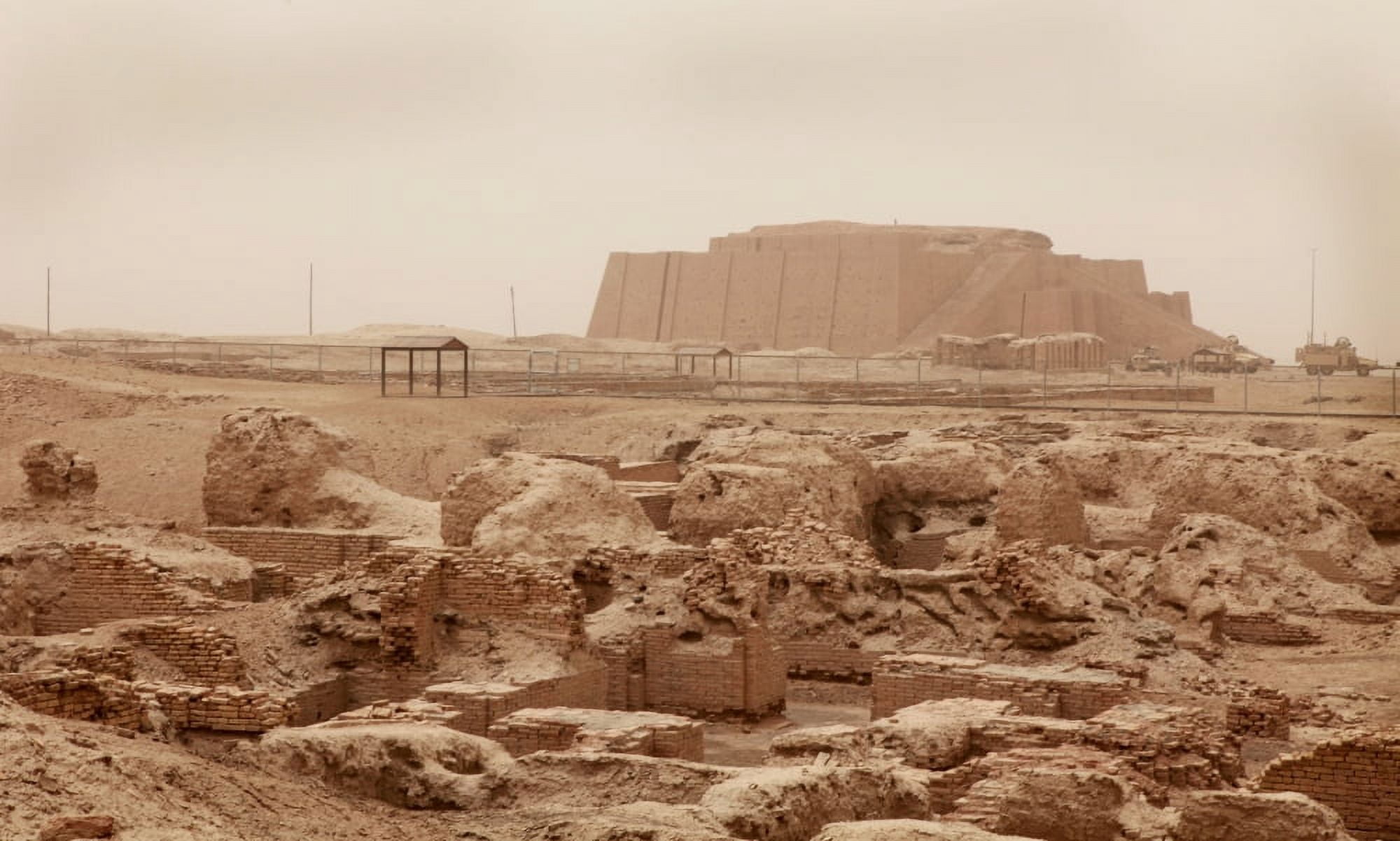 The Great Ziggurat Of Ur Was Built By The Neo-Sumerians Built Under ...
