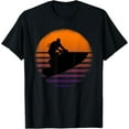Great jet ski and jet ski driver retro design PWC Motorsport TShirt