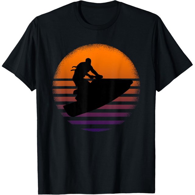 Great jet ski and jet ski driver retro design PWC Motorsport TShirt