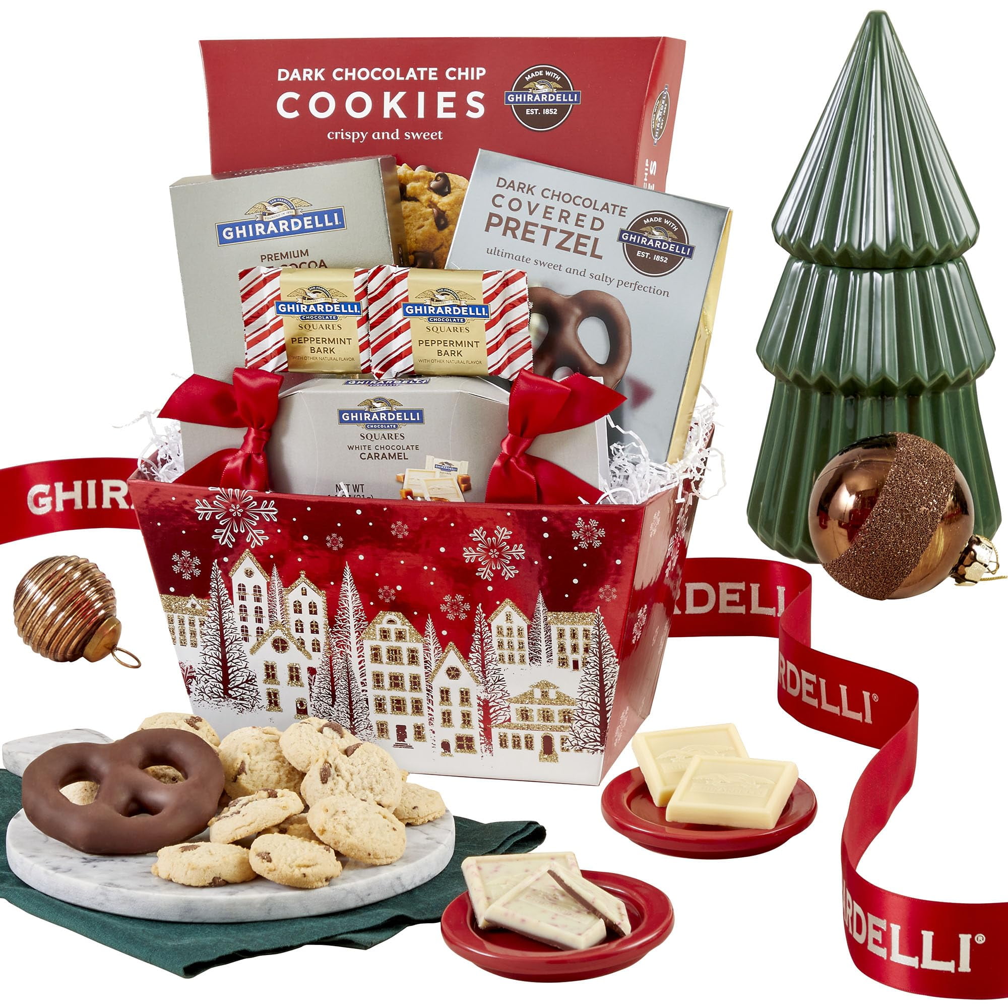 GreatFoods All That Glitters Bin Pefect for Family, Friends, Coworkers, Corporate Gifting, Snack Gift Basket, Goumet Food Gifts