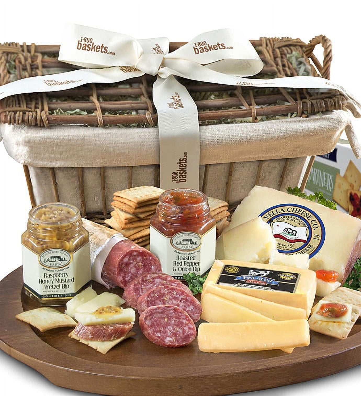 GreatFoods Epicurean Meat and Cheese Premier Gift Basket