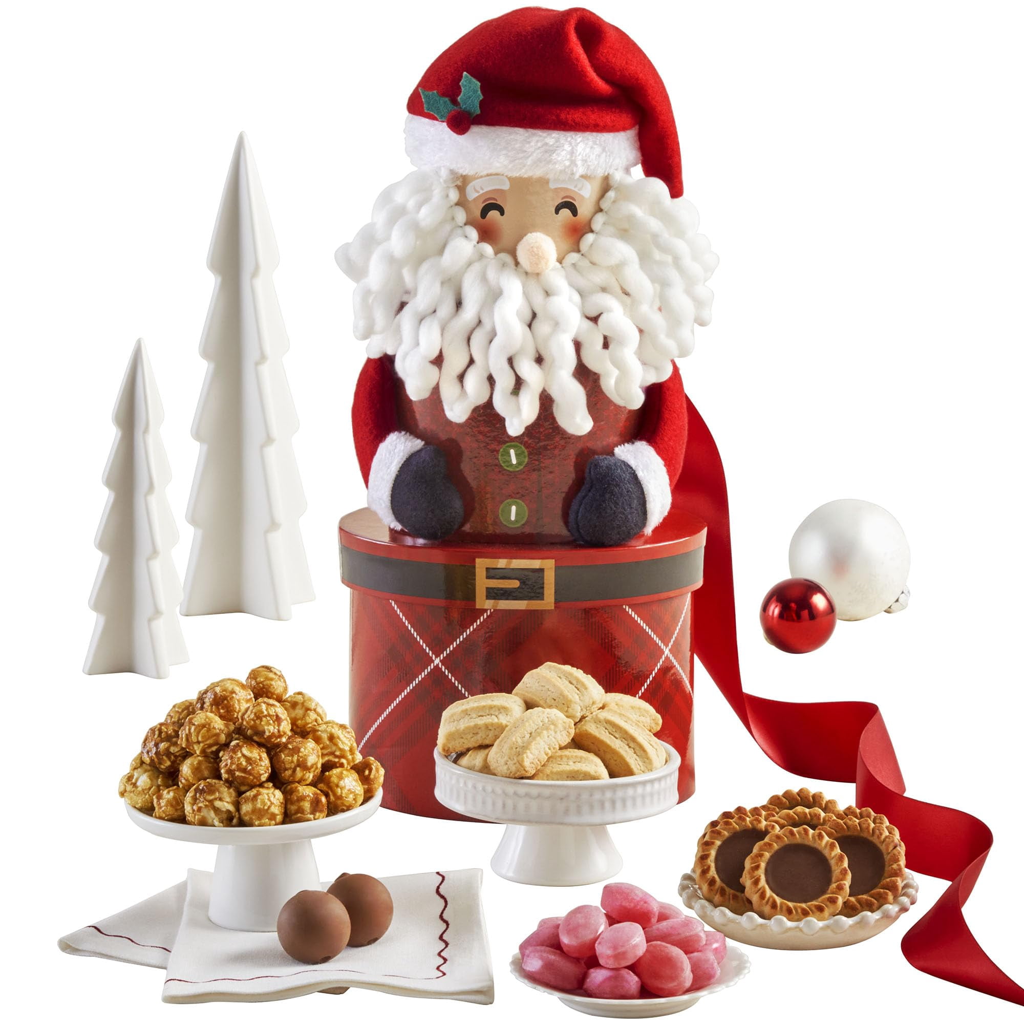 Greatfoods Santa Stacking Keepsake Tower, Holiday Treats Gift ...