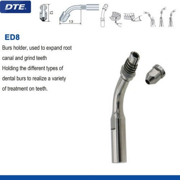 GreatLife Dent 5× Dental Ultrasonic Piezo Scaler Tips fit Woodpecker EMS DTE SATELEC Handpiece