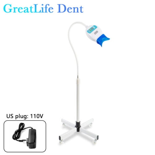 GreatLife Dent 8 LEDs Touch Screen 3 Model Blue/ Red/ Purple Dental Teeth Whitening Machine Bleaching Accelerator