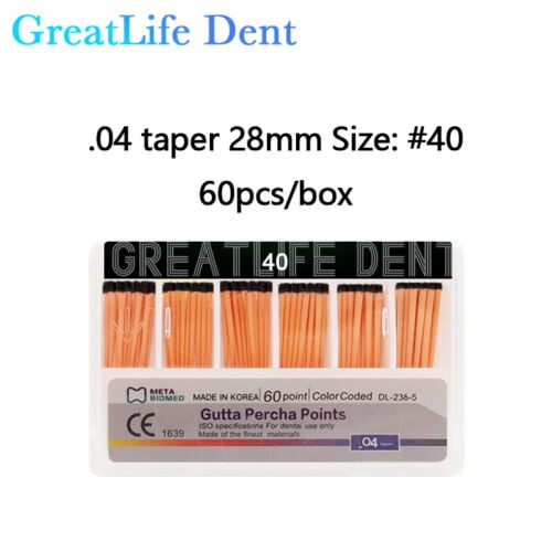 GreatLife Dent Dental Gutta Percha Points/Absorbent Paper Point