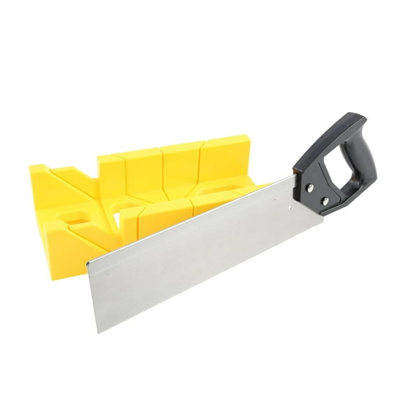 GreatNeck 12 inch Mitre Box with 12 TPI 14 inch Back Saw