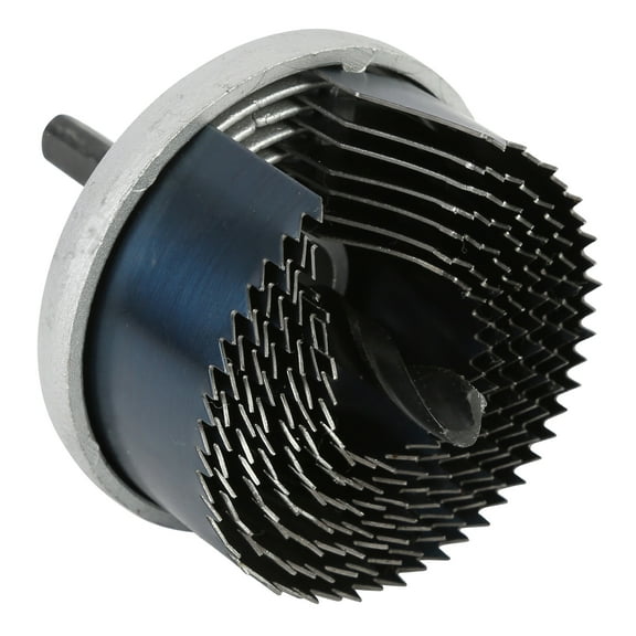 GreatNeck 7-in-1 Steel Hole Saw, 0.75 inch Deep Blades, 0.25 inch Arbor