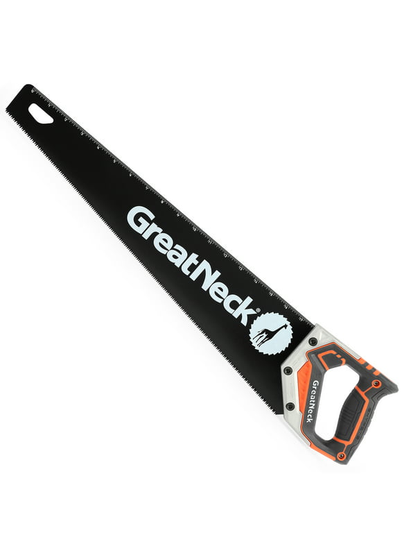 GreatNeck 74004 20 Inch Aggressive Tooth Handsaw for Rough Cuts, Wood saw, Branch Cutter, PVC Cutter, and More, Anti-Slip Ergonomic Composite Handle