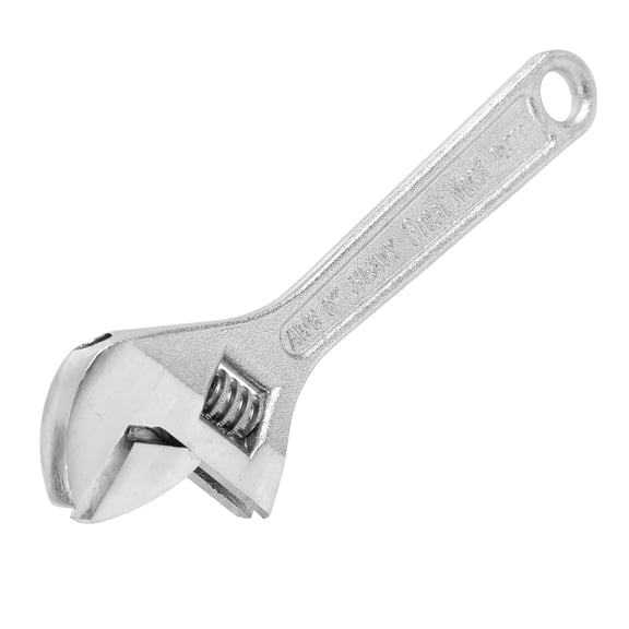 GreatNeck Adjustable Wrench, Drop Forged Steel, 6 inch