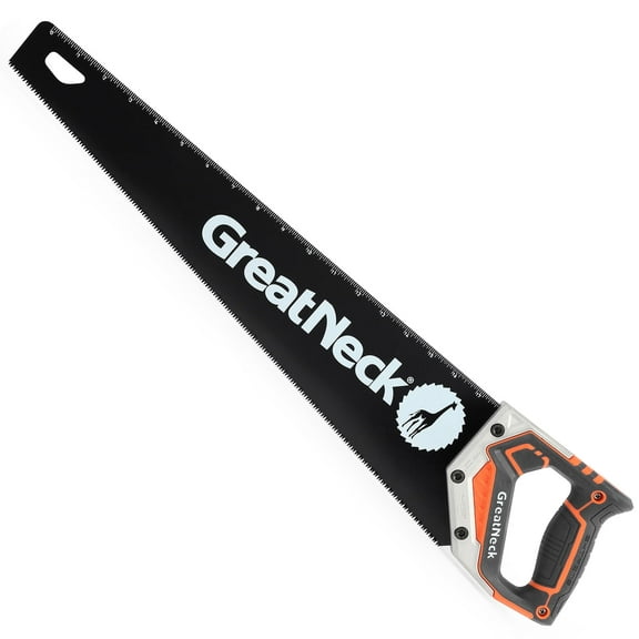 GreatNeck Aggressive Tooth Handsaw with Aluminum Frame & Composite Handle, 11 TPI, 20 inch