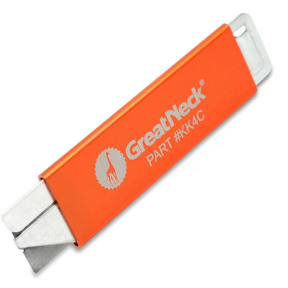 GreatNeck All Purpose Heavy Duty Box Cutter, Orange