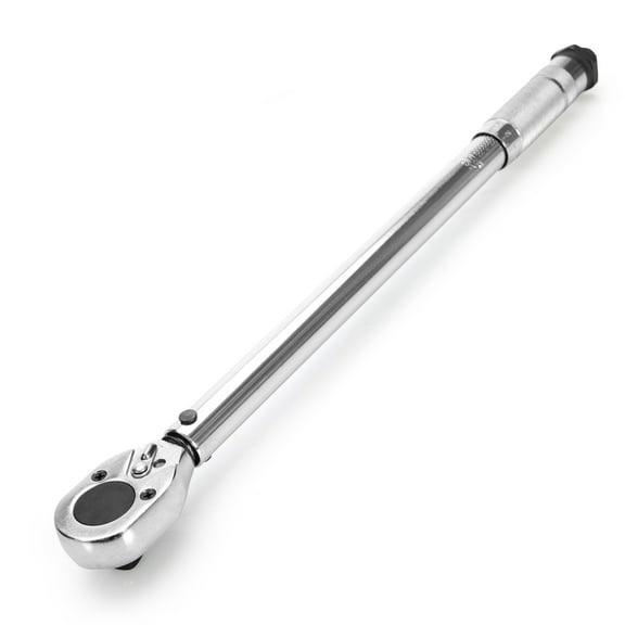 GreatNeck Click Style Torque Wrench, Chrome Plated Alloy Steel, 1/2" Drive, 30 to 150 ft/lb Range