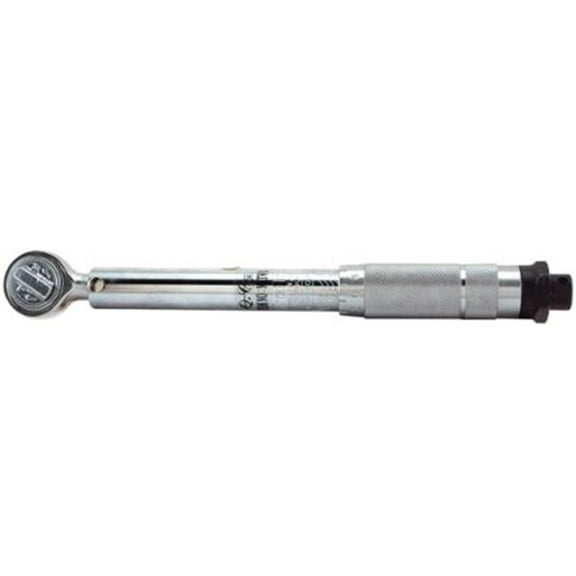 GreatNeck Click Style Torque Wrench, Chrome Plated Alloy Steel, 3/8" Drive, 120 to 960 in/lb Range