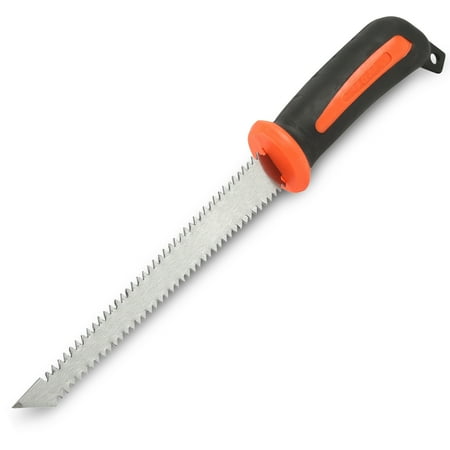 GreatNeck Double Edge Wallboard Saw with Rubber Grip, 6 inch