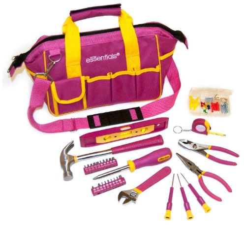 GreatNeck Essentials 32-Piece Tool Set, Pink - image 1 of 2