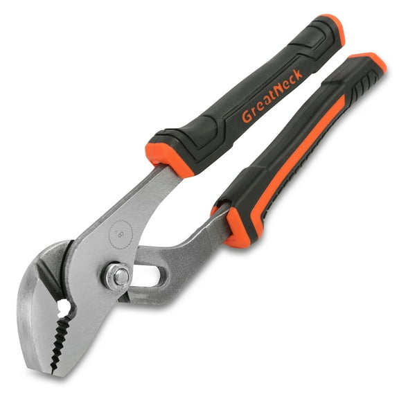 GreatNeck Groove Joint Pliers, Steel, 8 inch