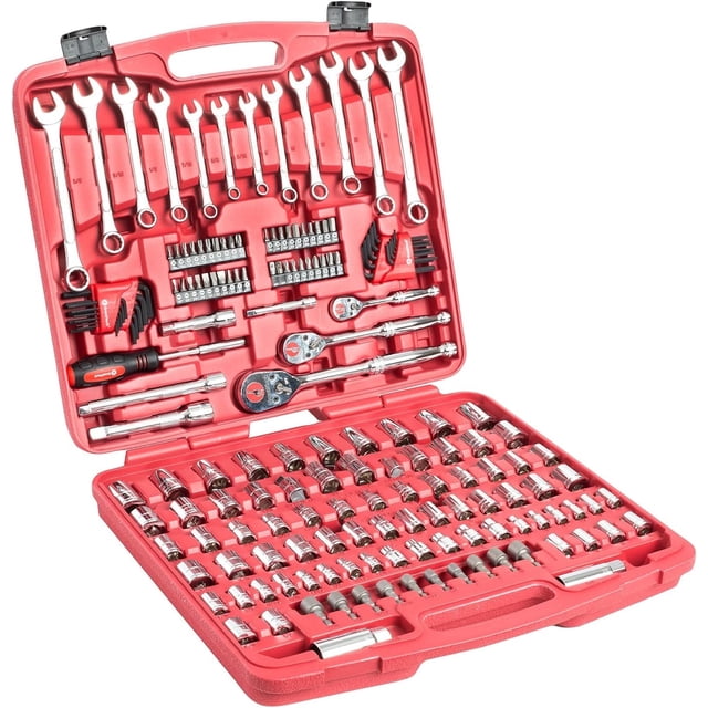 GreatNeck Mechanic's Tool Set, 175 Pieces, for Routine Auto Maintenance