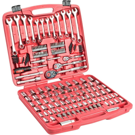GreatNeck Mechanic's Tool Set, 175 Pieces, for Routine Auto Mainenance