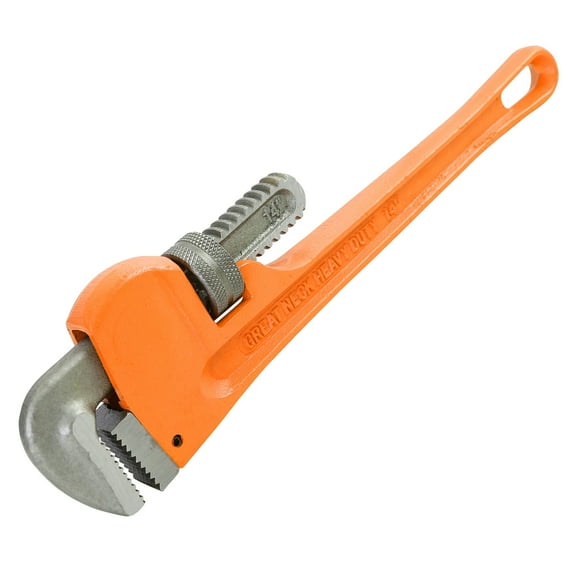 GreatNeck Pipe Wrench, Heavy Duty Steel, 14 inch