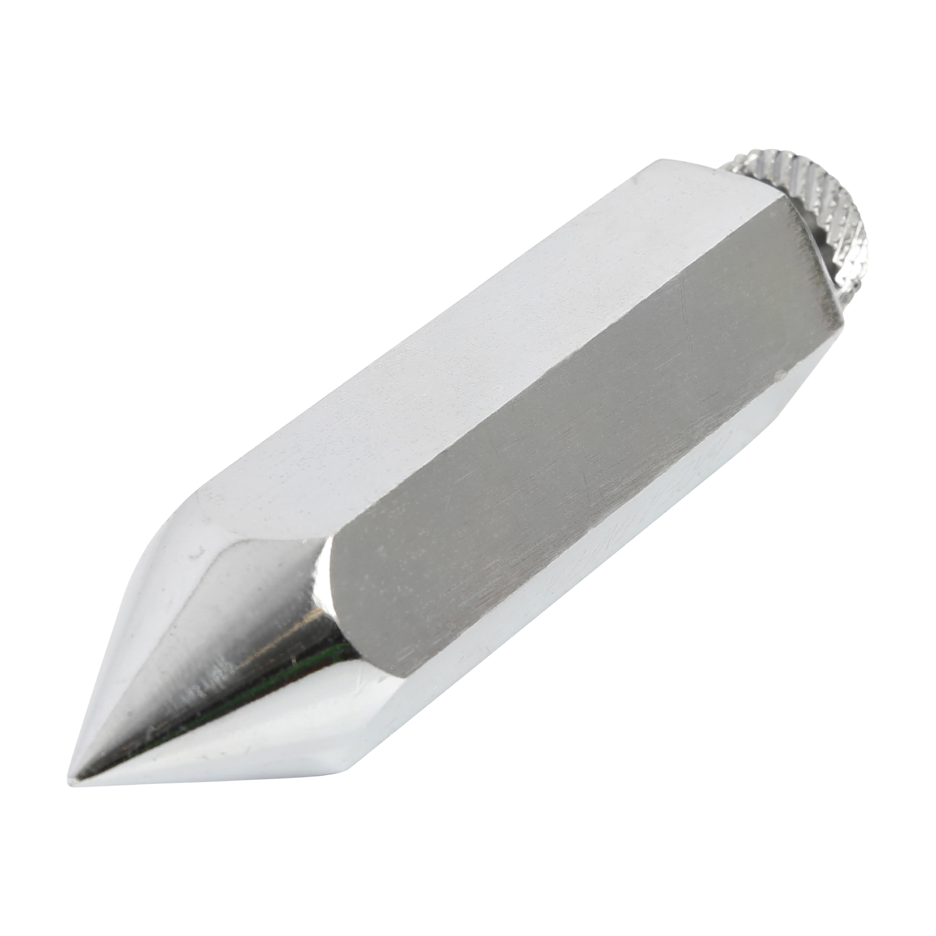 GreatNeck Plumb Bob, Heavy Duty Chrome Plated Hexagonal Steel, 8 oz