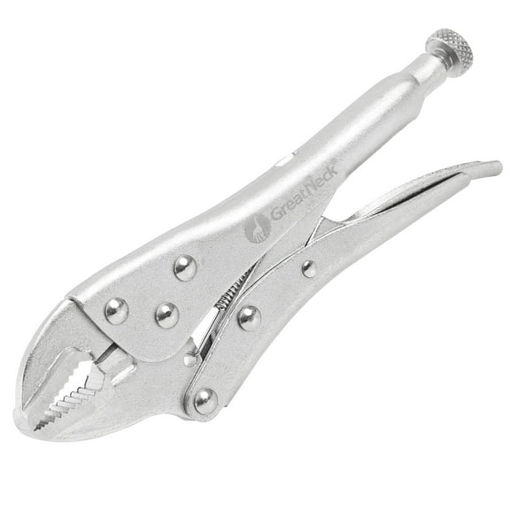 GreatNeck Straight Jaw Locking Pliers, Steel, 7 inch