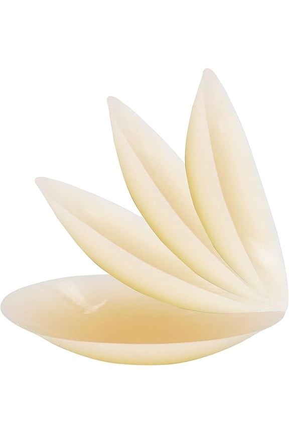 Extra Large Silicone Nipple Covers Sticky Adhesive Breast Petals Nude, 2 Pairs