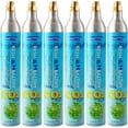 thumbnail image 1 of GreatWhip CO2 Cartridges 60L 14.5oz Sparkling Water Gas Cylinders for Soda Makers (6 cylinders), 1 of 7