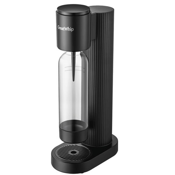 GreatWhip CO2 Soda Sparkling Water Maker Machine Set for CO2 60L Carbonator (Black)