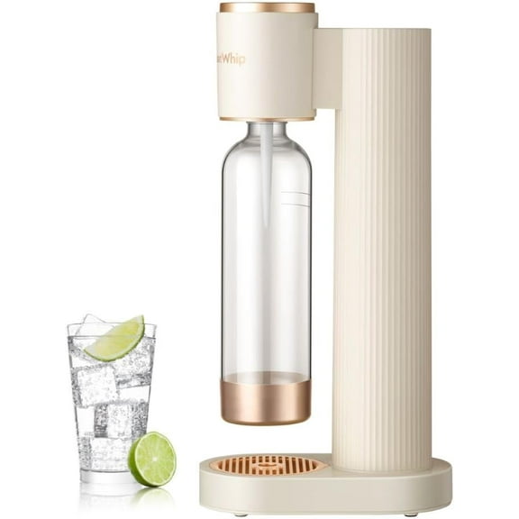 GreatWhip CO2 Soda Sparkling Water Maker Machine Set for CO2 60L Carbonator (White)