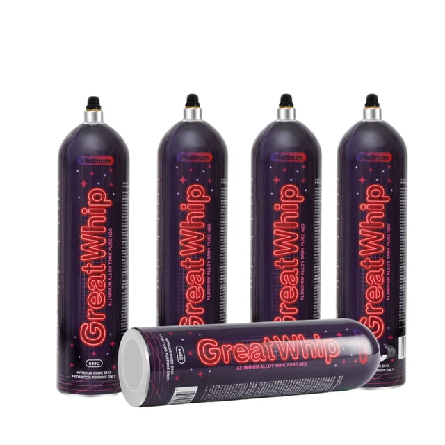 GreatWhip Nitrous Oxide Chargers Aluminum Alloy Whipped Cream Charger