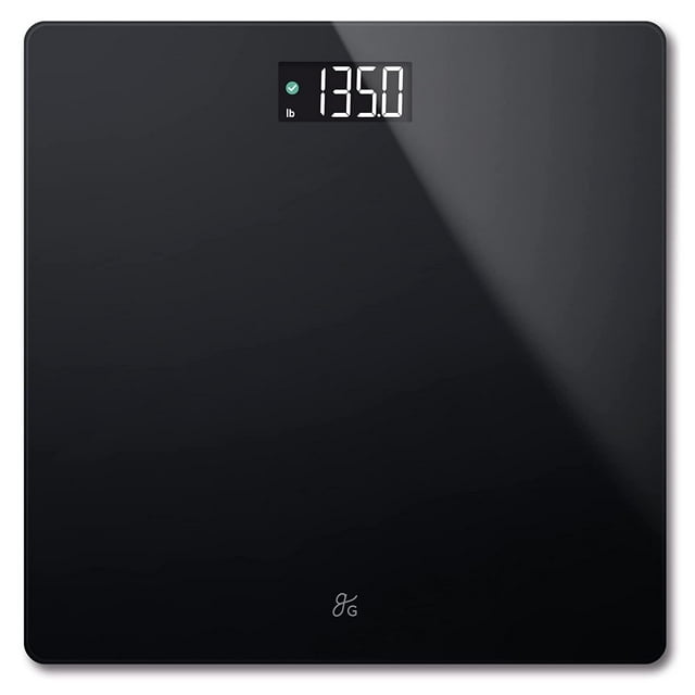 Greater Goods AccuCheck Digital Black Bathroom Floor Scale, High Precision Weighing for Humans