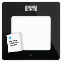 Greater Goods Clear Black Bathroom Scale