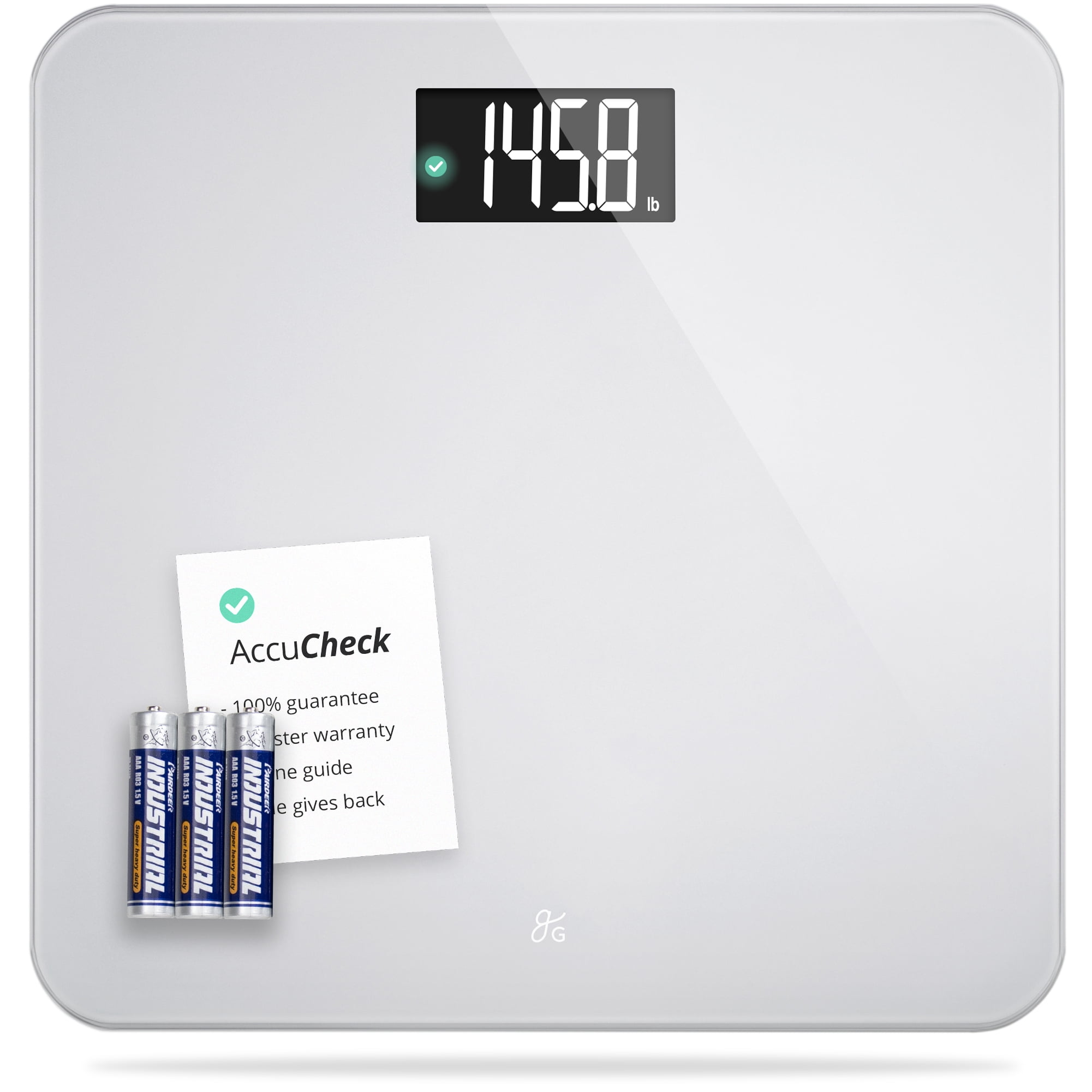 INEVIFIT Bathroom Scale, Highly Accurate Digital Bathroom Body Scale,  Measures Weight up to 400 lbs. Includes Batteries in 2023