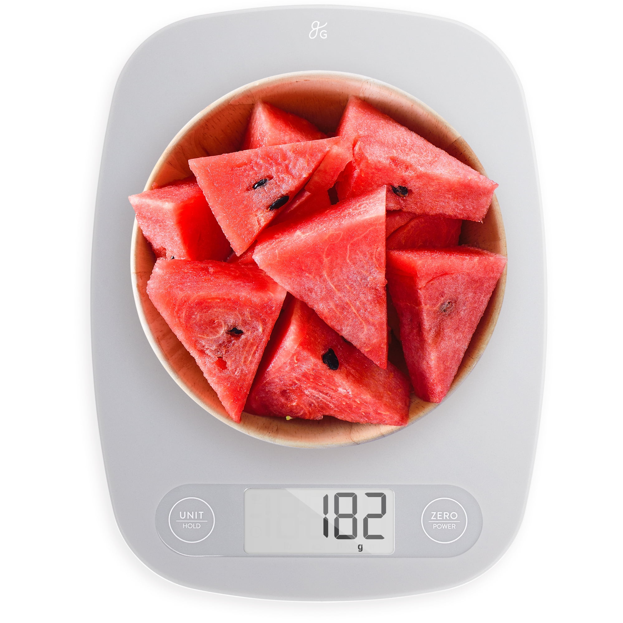 Greater Goods Gray Food Scale - Digital Display Shows Weight in