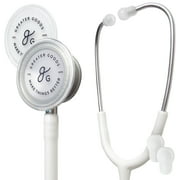 Greater Goods Dual-Head Stethoscope, Clear Doctors, Nurses, Students, First Aid Kit White