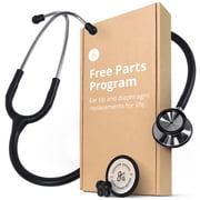 Greater Goods Dual-Head Stethoscope w Adjustable Headset, Free Replacement Ear Tips and Diaphragm