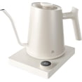 thumbnail image 1 of Greater Goods 0.8L Electric Gooseneck Kettle, Variable Temp Control, 1200W Fast Boil, Pour Over Coffee & Tea Kettle, Stainless Steel, BPA Free, Birch White, 1 of 9