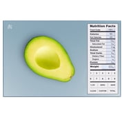 Greater Goods Food Scale, Nutrition Grade Glass, Calorie Meal Prep, Wt Loss, Stone Blue