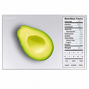 Greater Goods Food Scale, Nutrition Grade Tool, Calorie Meal Prep, Weight Loss (Silver)