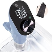 Greater Goods Kitchen Cooking Sous Vide , Immersion Circulator w Brushless Motor (Stone Blue) 1100W