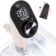 Greater Goods Kitchen Cooks Sous Vide , Immersion Circulator w Brushless Motor (Birch White) 1100W