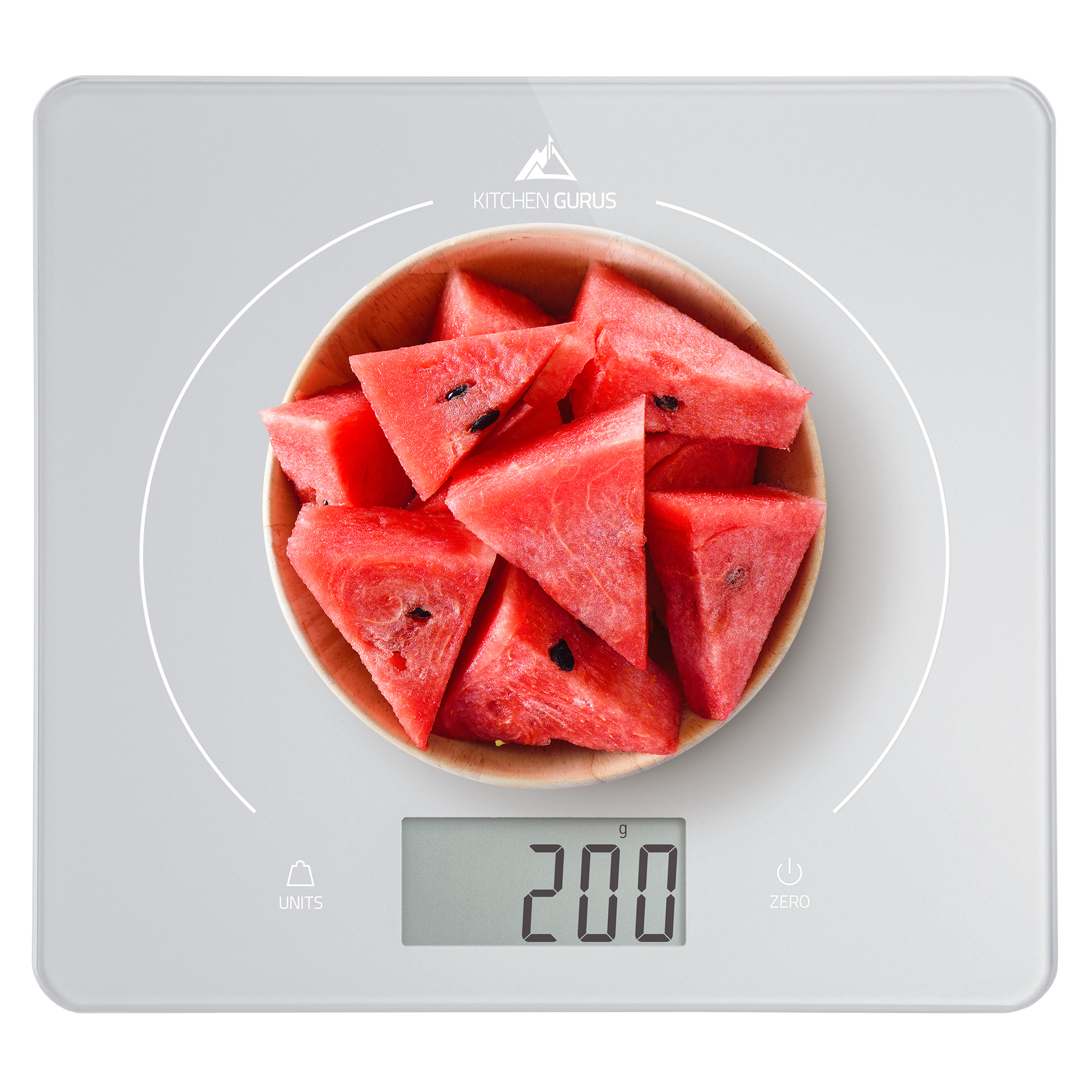 Greater Goods Digital Food Kitchen Scale, Perfect for Cooking, Baking