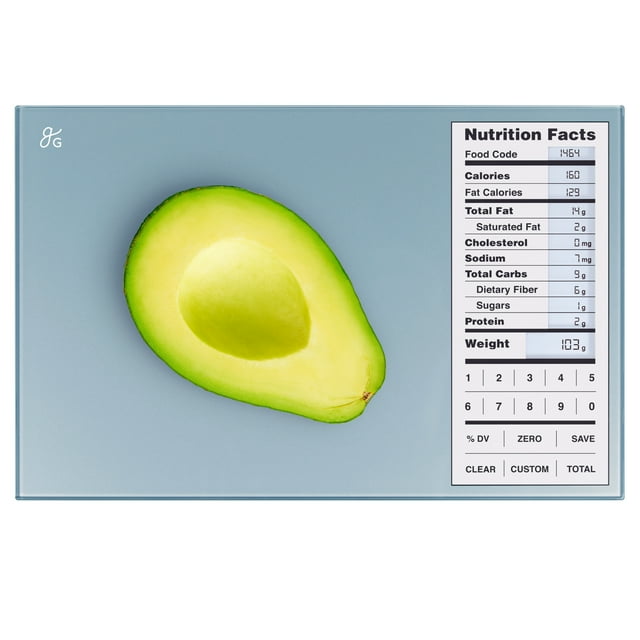 Greater Goods Nutrition Scale, Food Grade Glass, Calorie Counting Scale ...